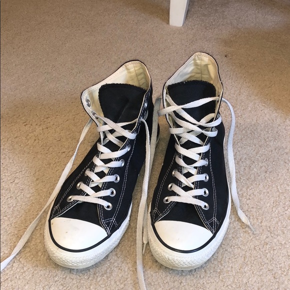 black high top converse sale
